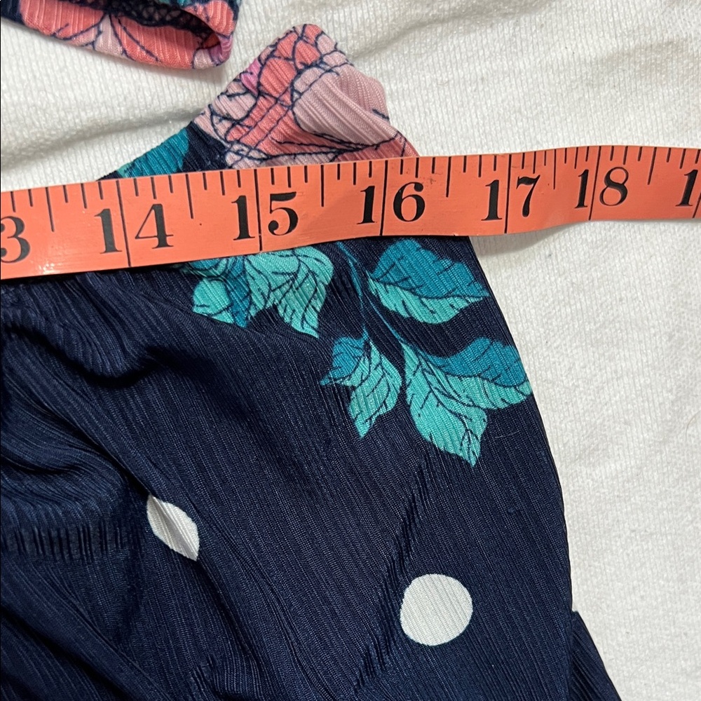 Secret Treasures Floral Polka Dot PJ top and bottom - Picture 11 of 11